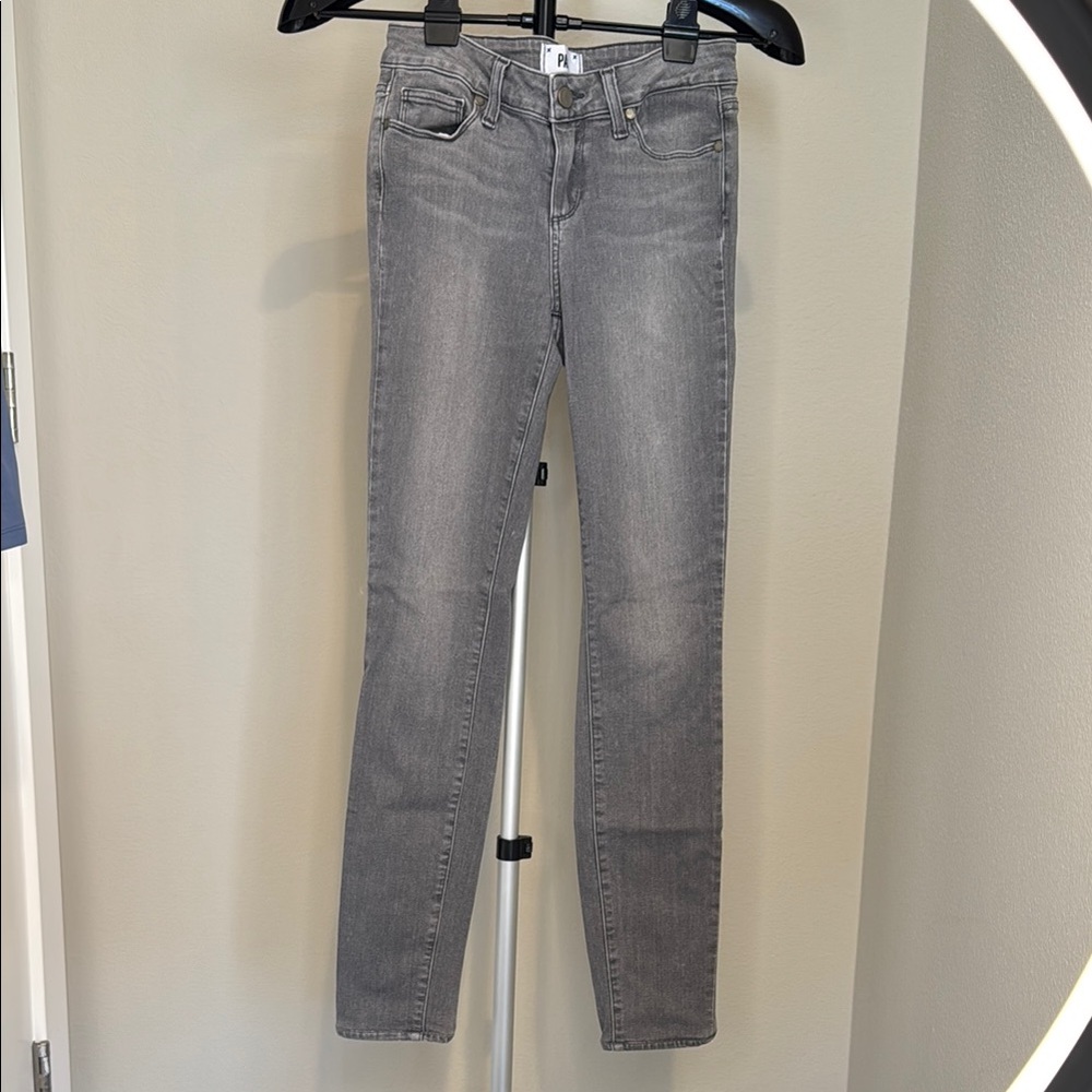 PAIGE Verdugo Ultra Skinny- Gray Skinny Jeans Timeless Style